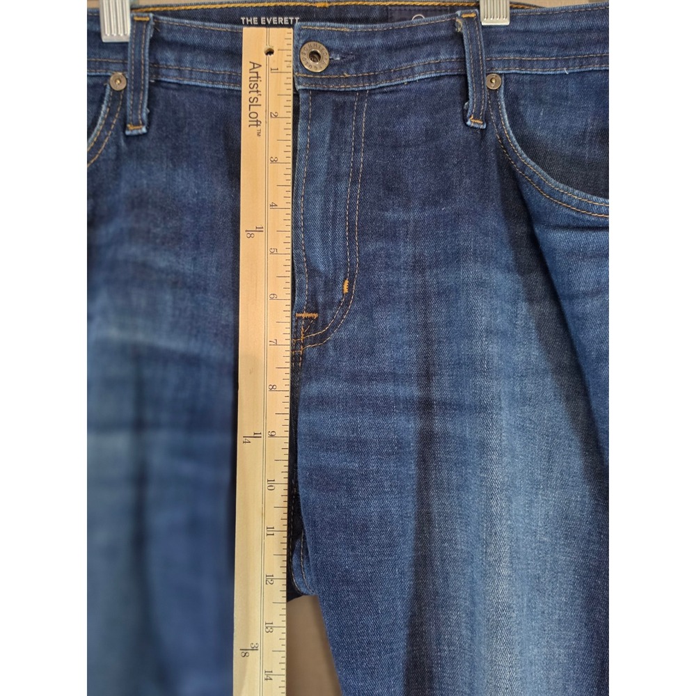 AG Adriano Goldschmied The Everett Slim Straight Mens Dark Wash Jeans 34x32 - Picture 5 of 10